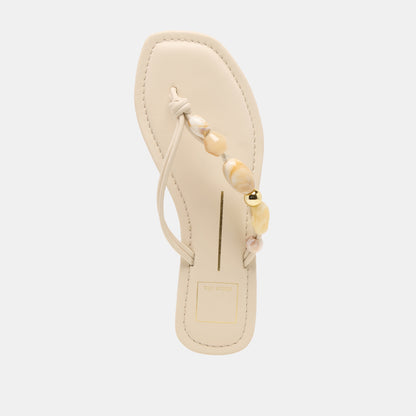 CELY IVORY LEATHER