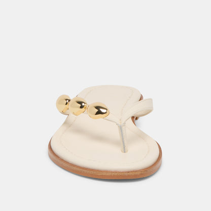 JUNY OFF WHITE LEATHER