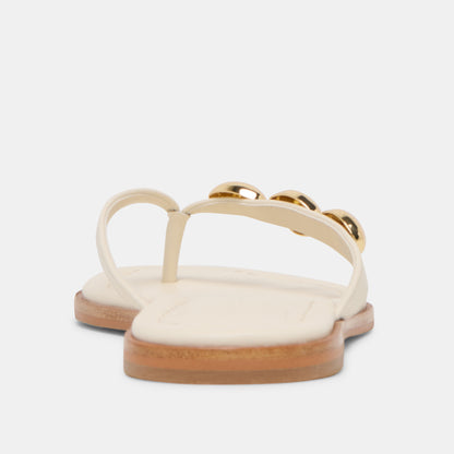 JUNY OFF WHITE LEATHER