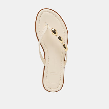 JUNY OFF WHITE LEATHER