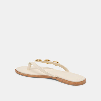 JUNY OFF WHITE LEATHER