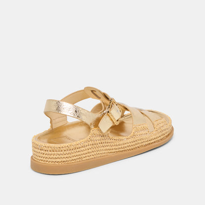 SHENNA GOLD LEATHER