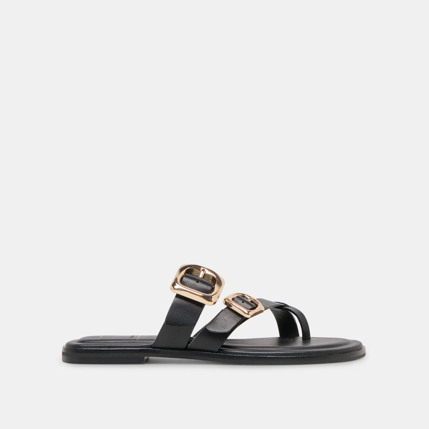 SHORE BLACK LEATHER