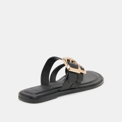 SHORE BLACK LEATHER