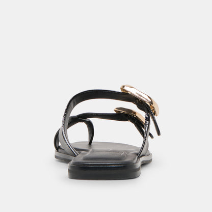 SHORE BLACK LEATHER