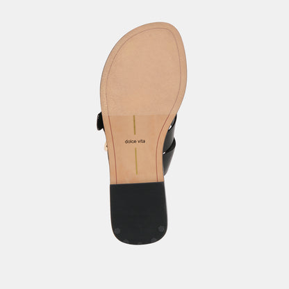 SHORE BLACK LEATHER