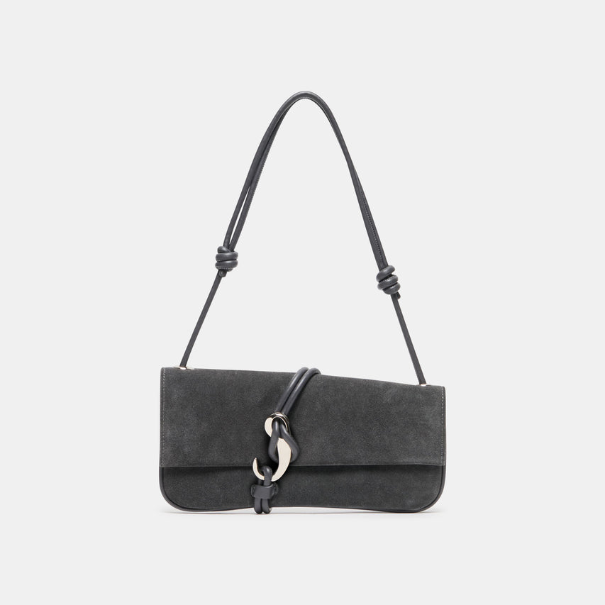 ALICE GUNMETAL SUEDE