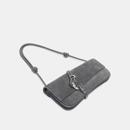 ALICE GUNMETAL SUEDE