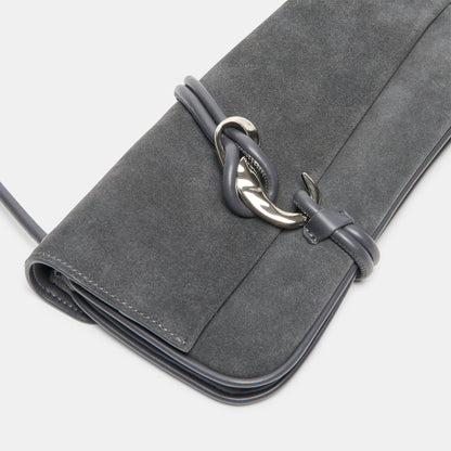ALICE GUNMETAL SUEDE