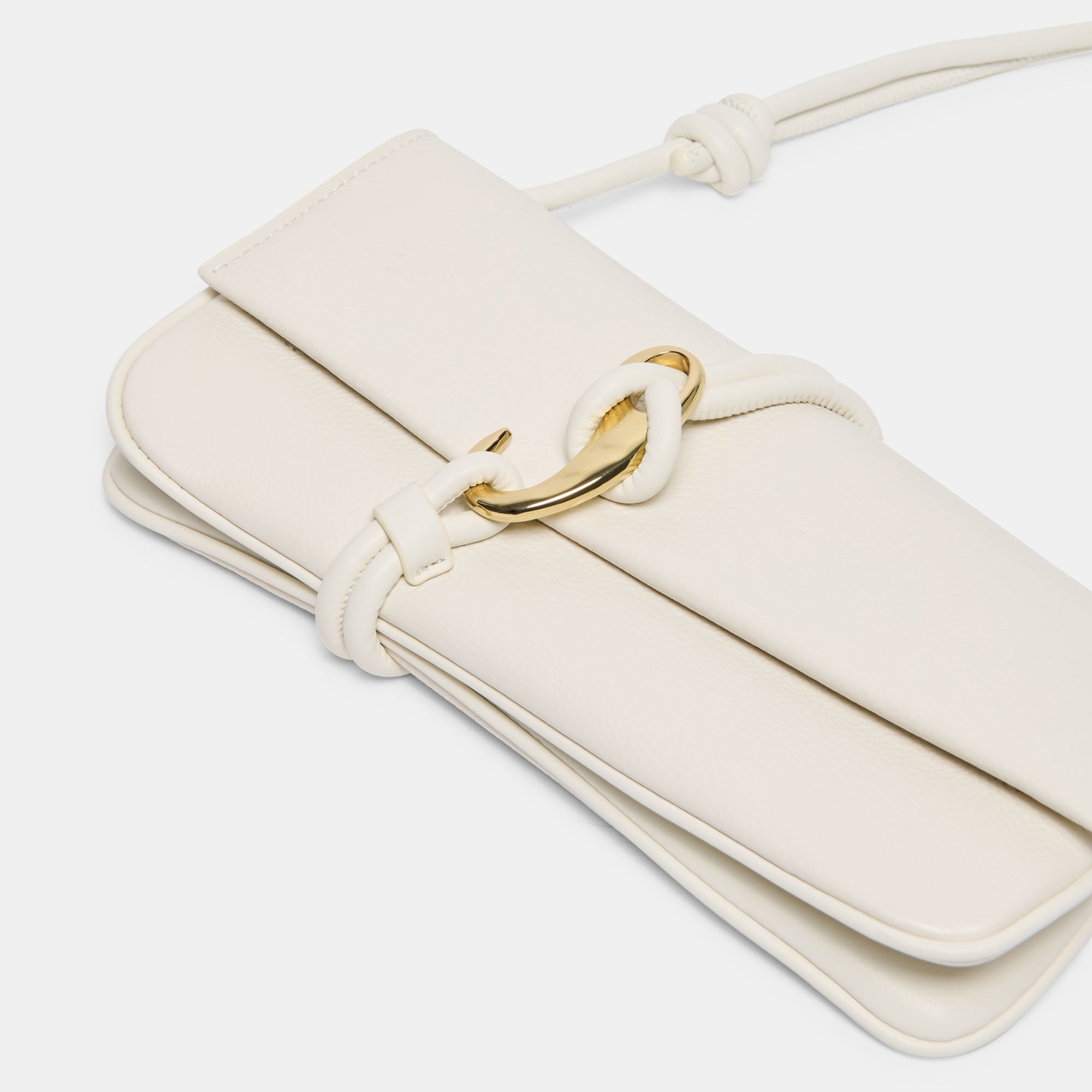 ALICE Ivory Leather Shoulder Bag | Women's Designer Handbags