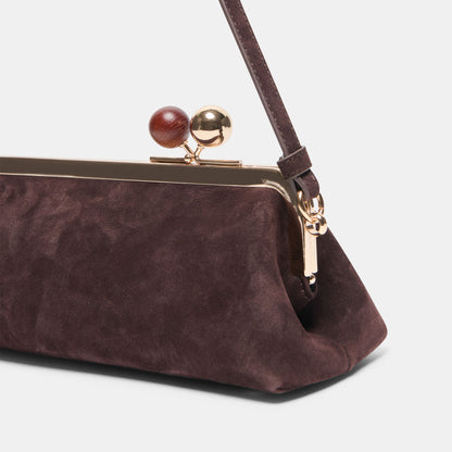 AMBRIAA CHOCOLATE SUEDE