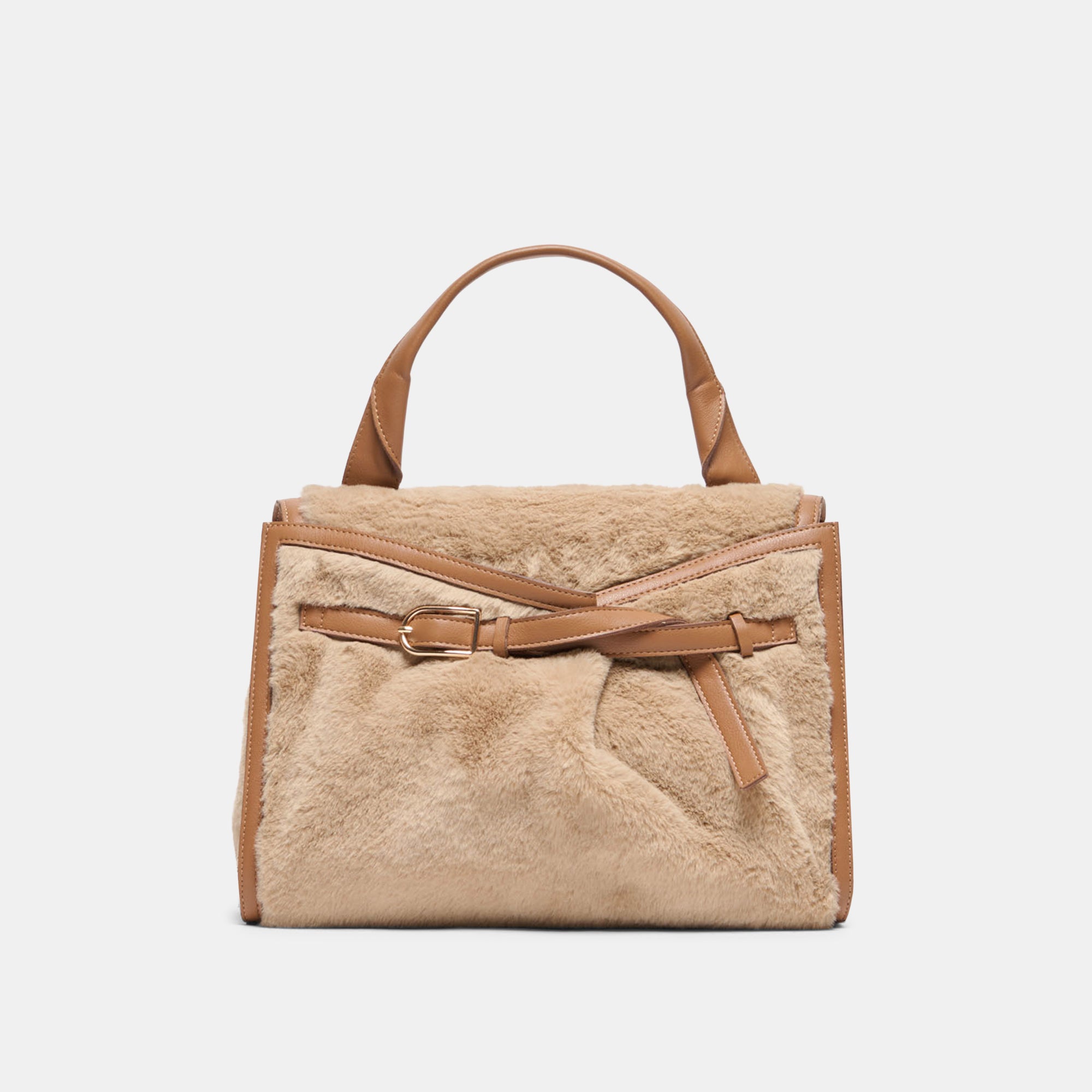 BORGO-F MID BROWN FAUX FUR - view 5