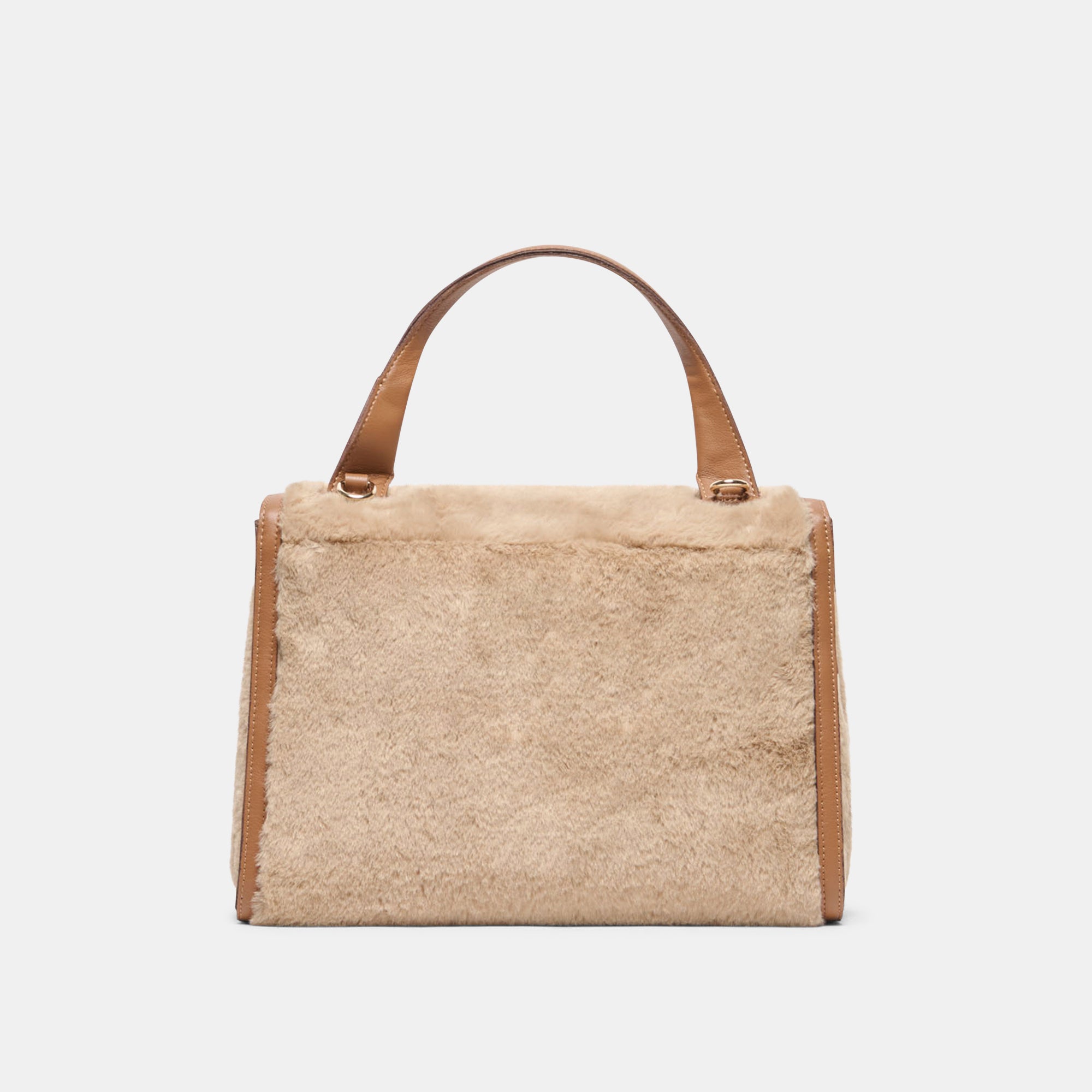 BORGO-F MID BROWN FAUX FUR - view 4