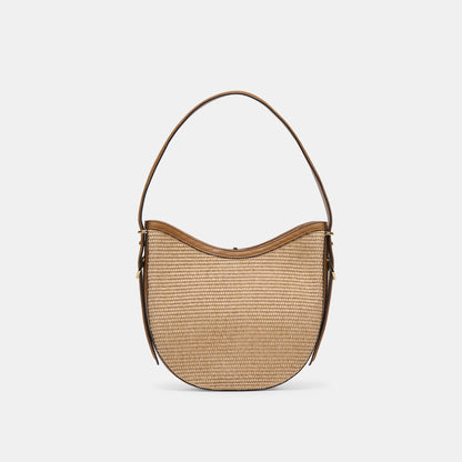 BREE-R BRUN CLAIR RAFFIA TISSÉE