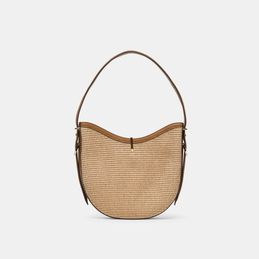 BREE-R BRUN CLAIR RAFFIA TISSÉE