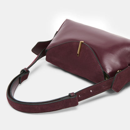 DEVYN BURGUNDY LEATHER