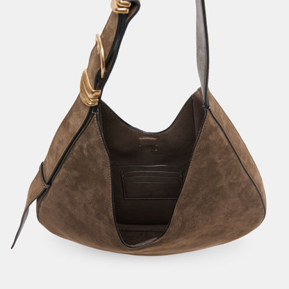 ESMIRA DK TAUPE SUEDE