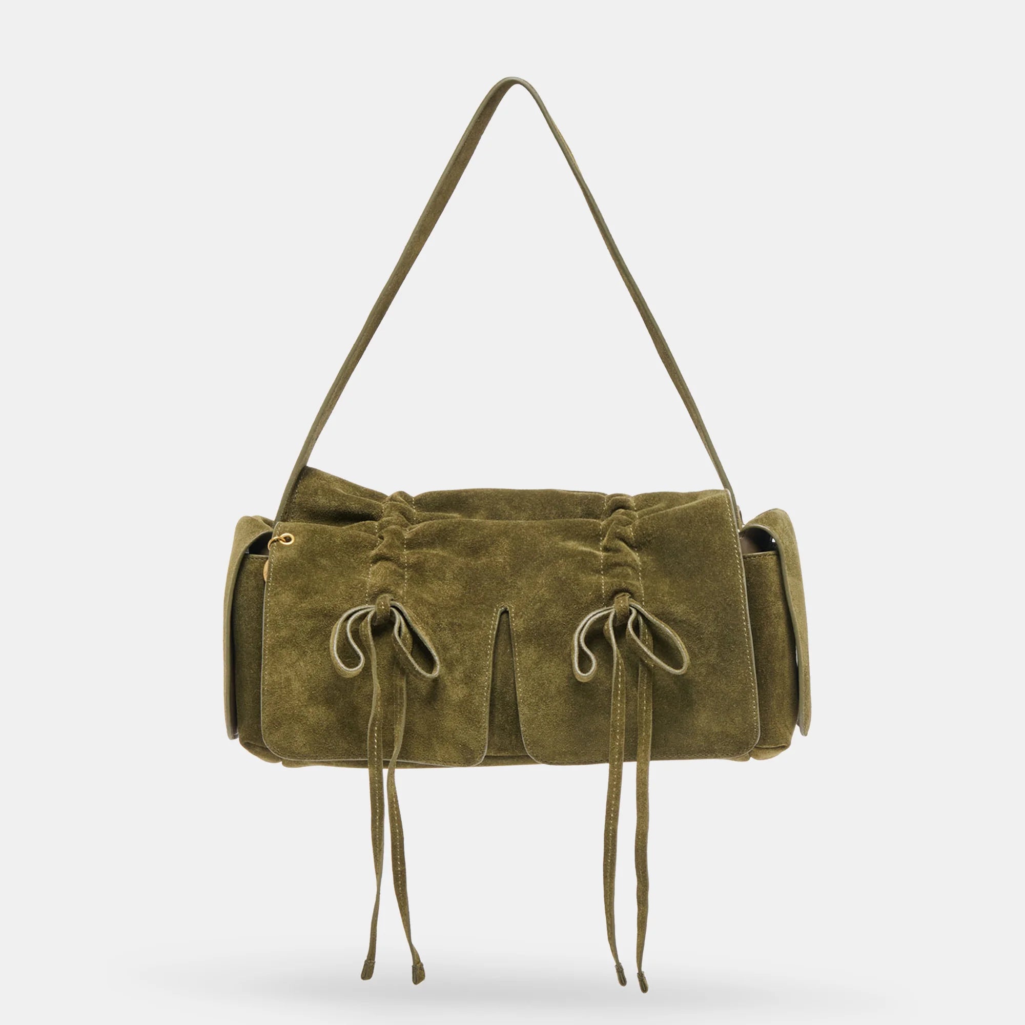 HUDSON OLIVE SUEDE