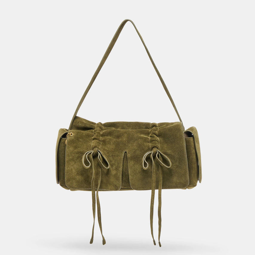 HUDSON OLIVE SUEDE