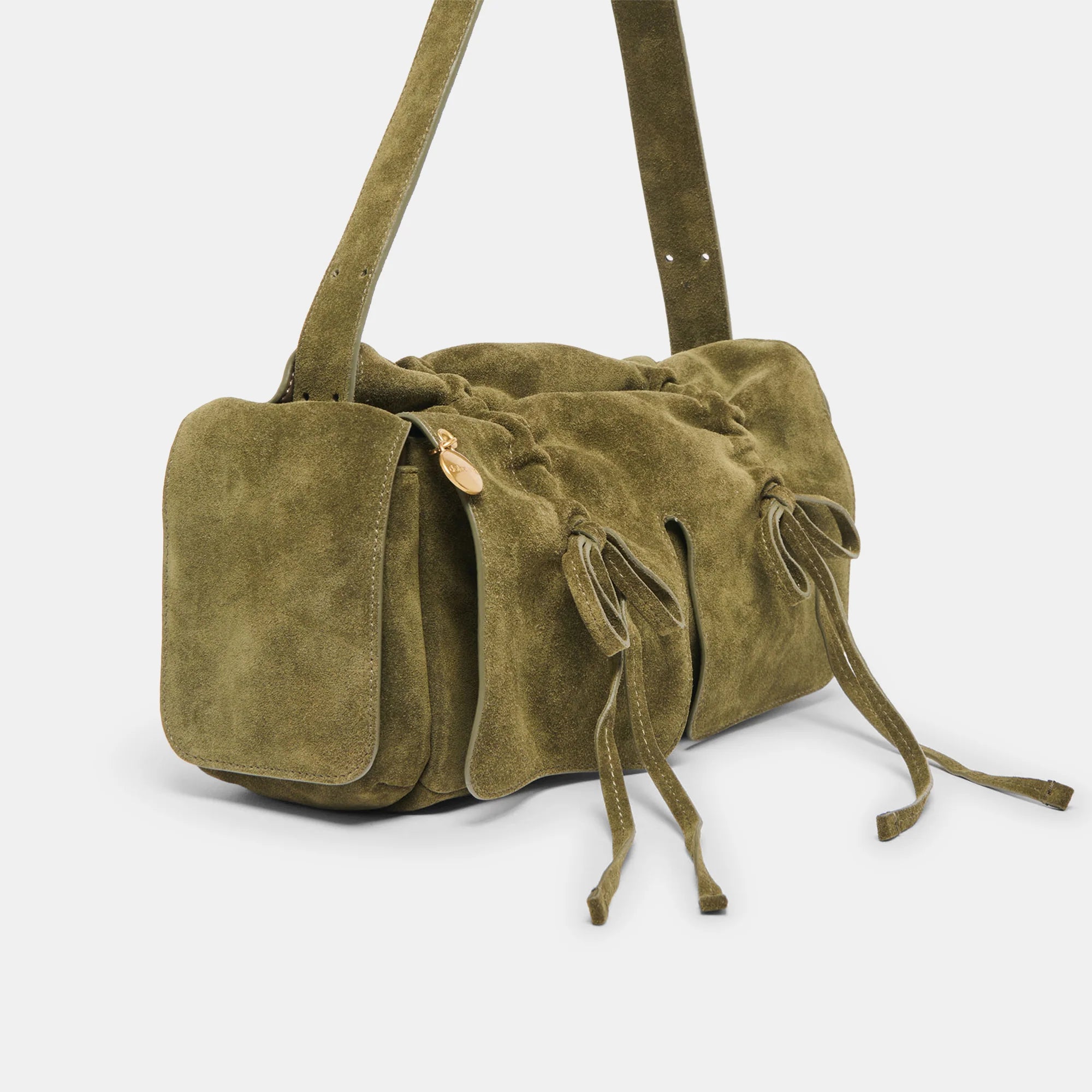 HUDSON OLIVE SUEDE