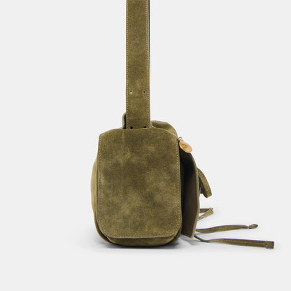 HUDSON OLIVE SUEDE