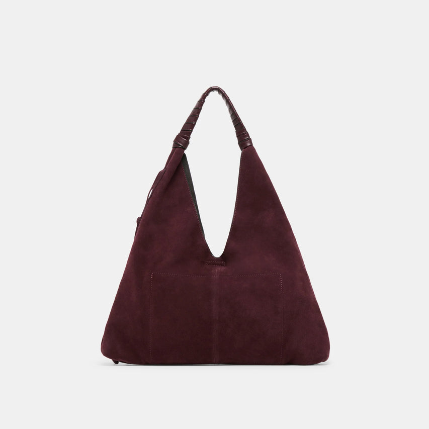 MERRICK BURGUNDY SUEDE