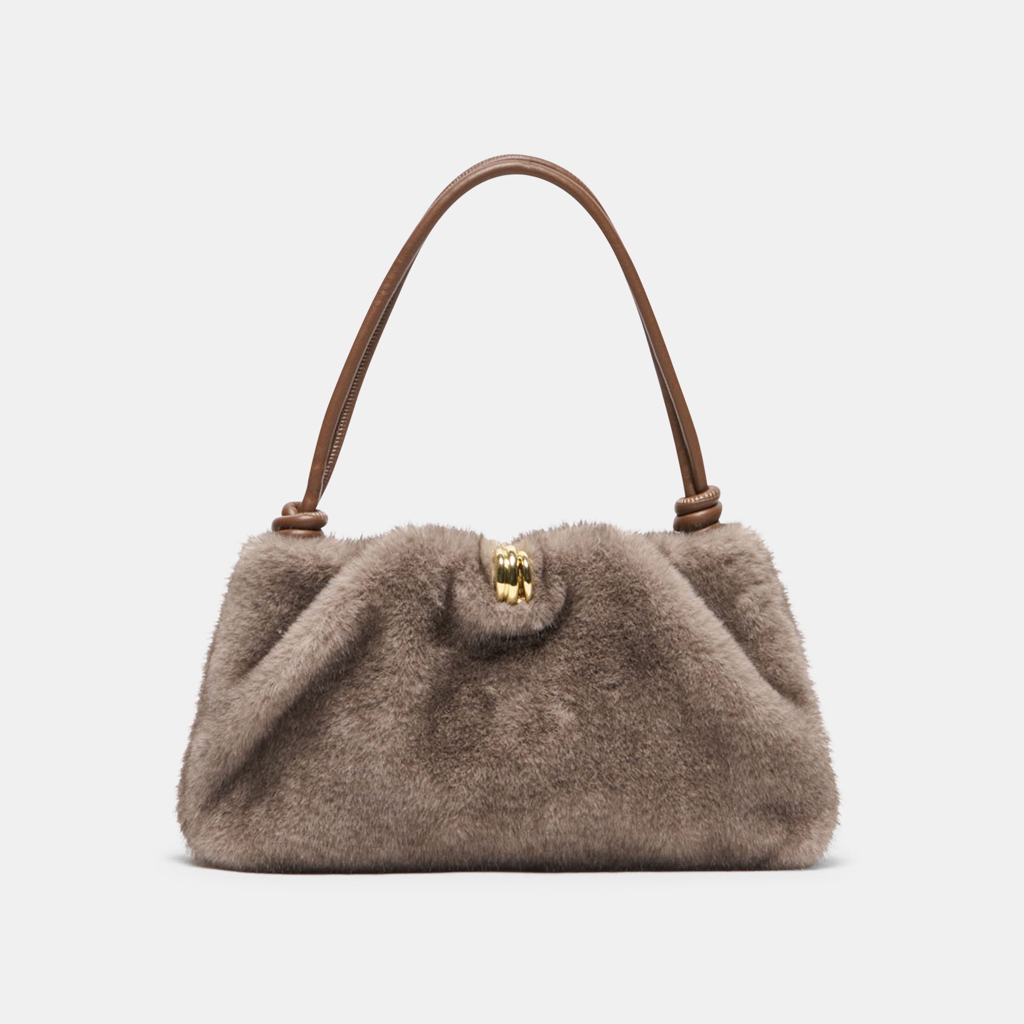 RAVEL-F GREY FAUX FUR