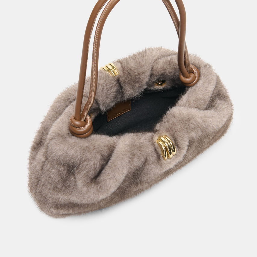 RAVEL-F GREY FAUX FUR