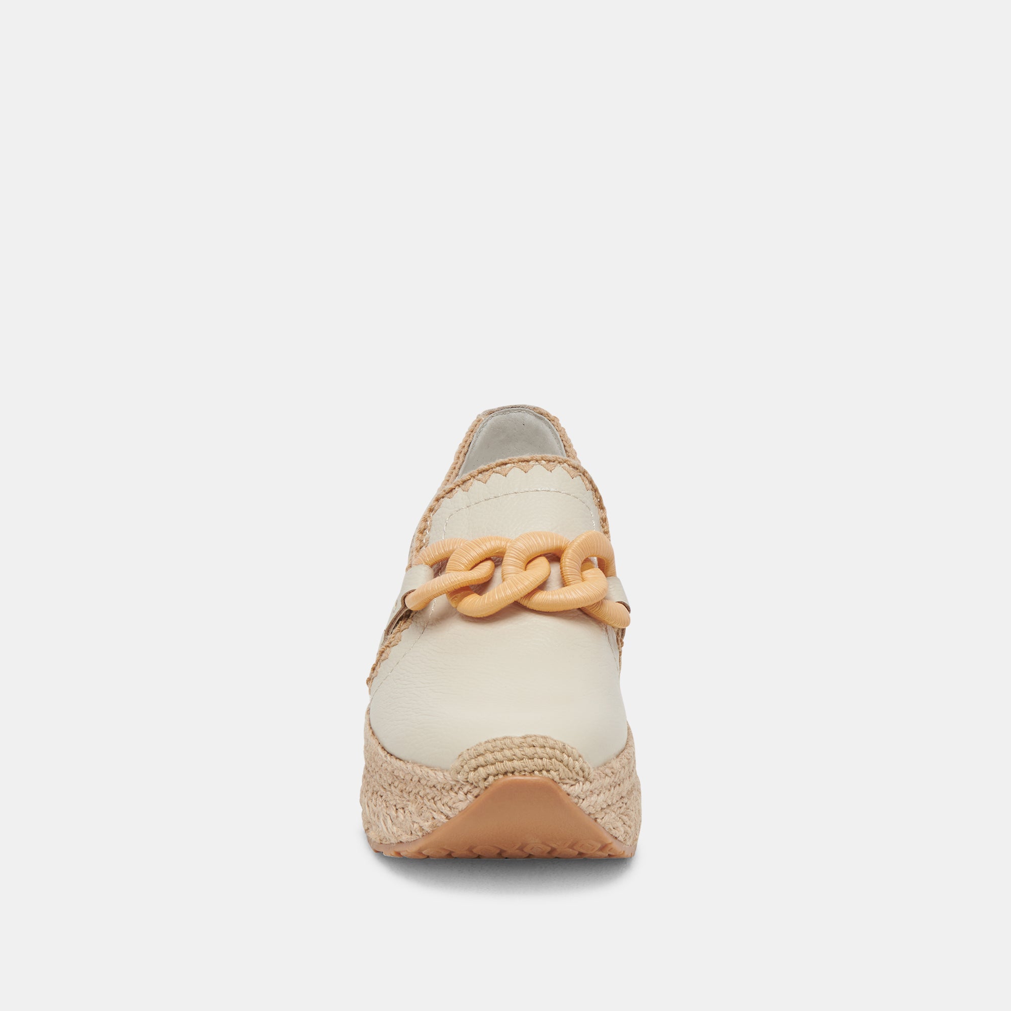 JHENEE ESPADRILLE IVORY LEATHER