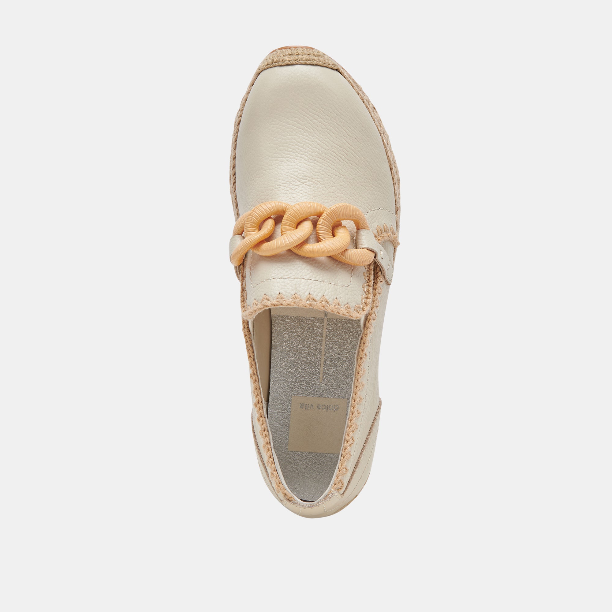 JHENEE ESPADRILLE IVORY LEATHER