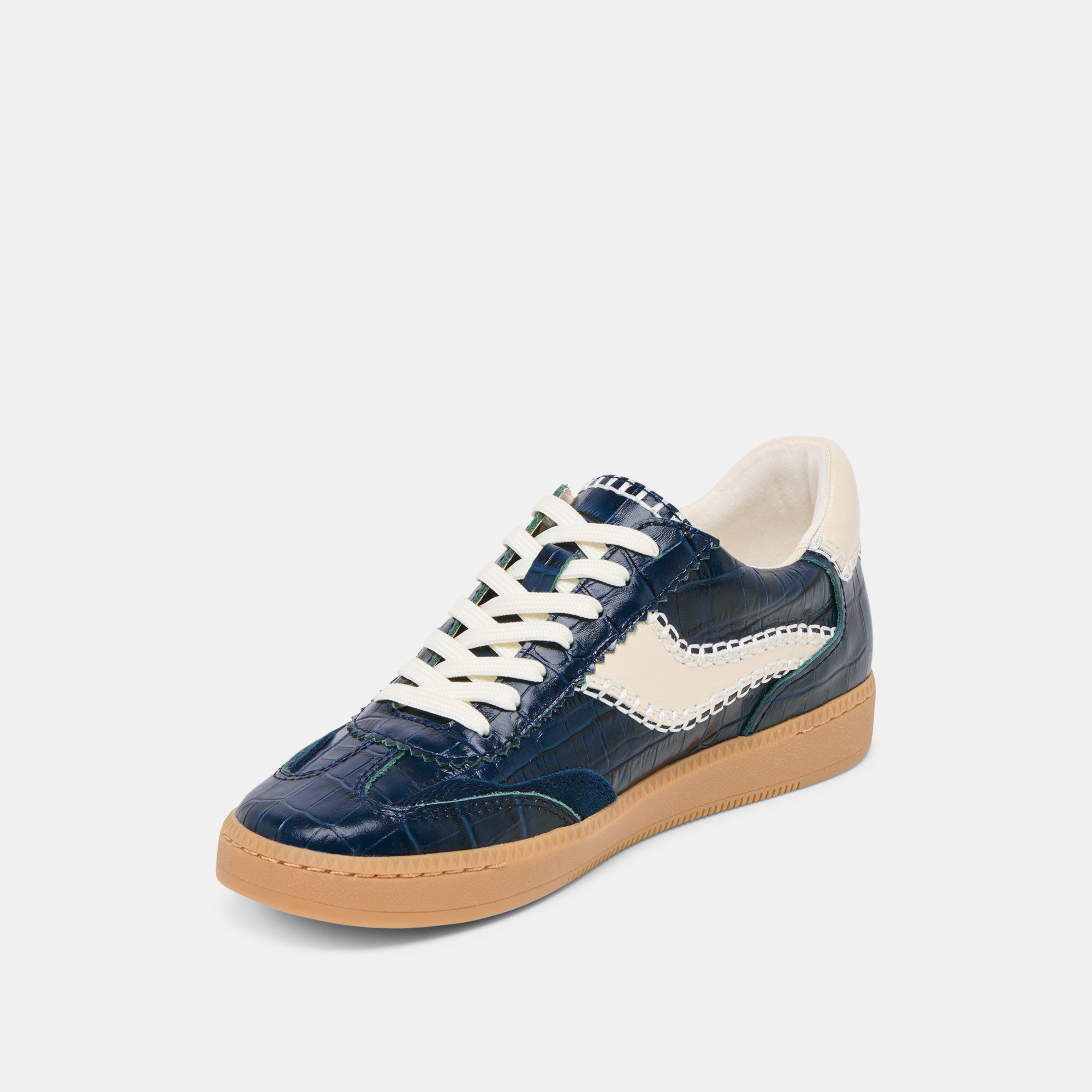 NOTICE STITCH CUIR CROCO ENCRE 