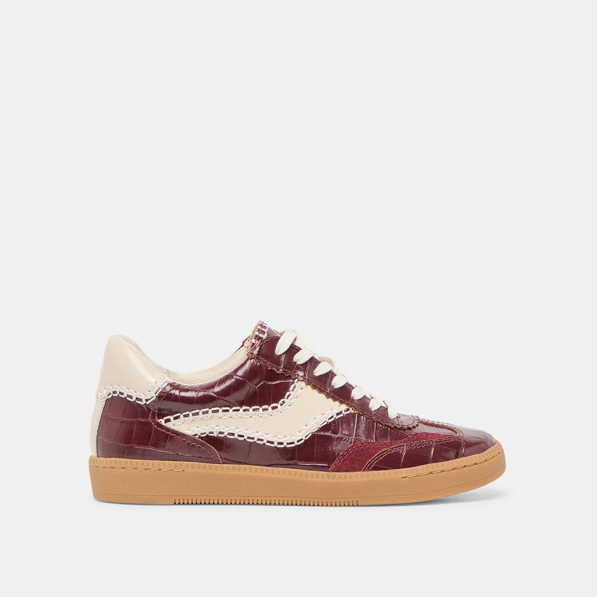 NOTICE STITCH OXBLOOD LEATHER