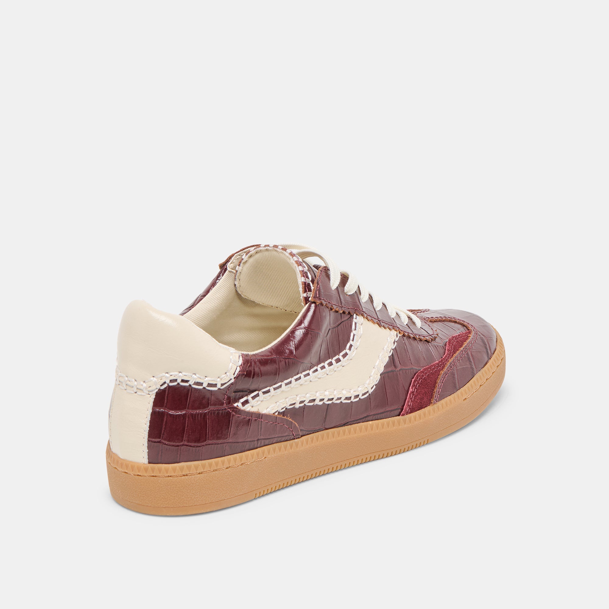 NOTICE STITCH OXBLOOD LEATHER