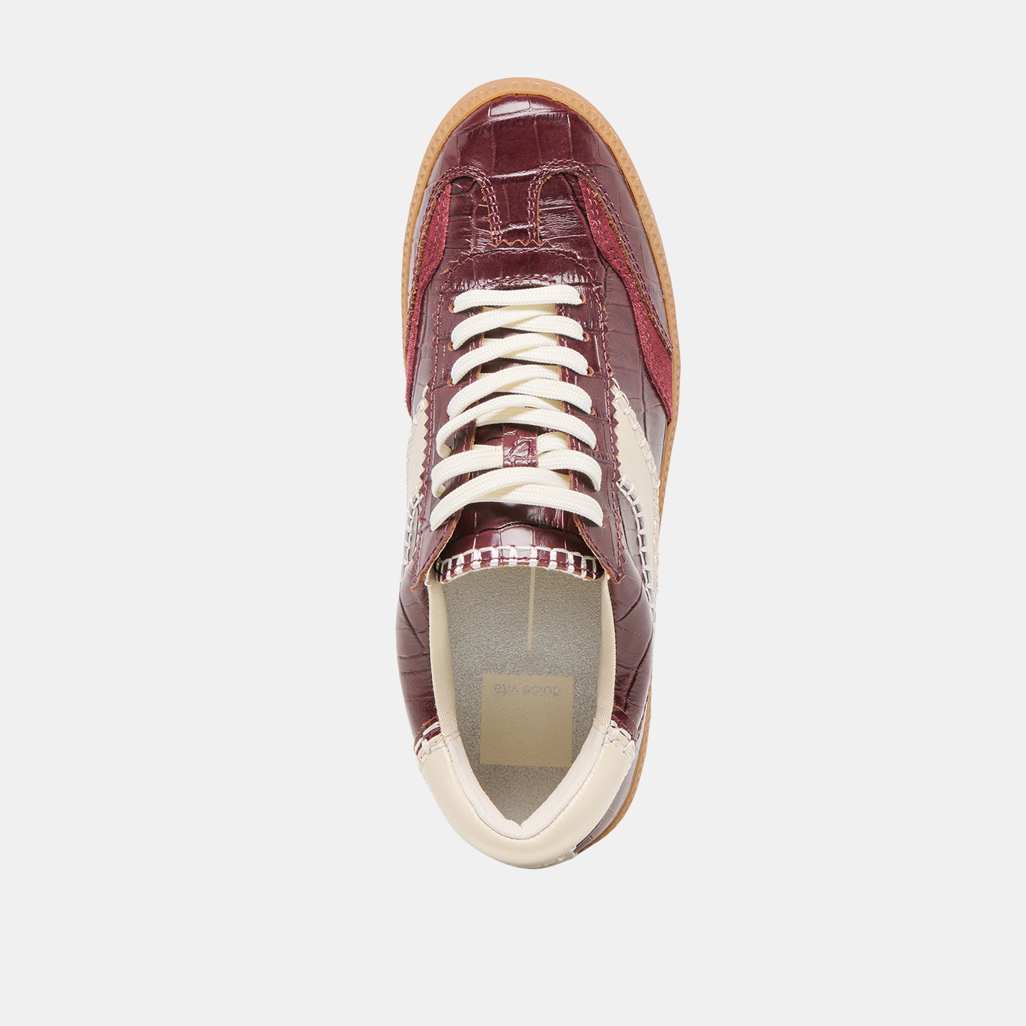 NOTICE STITCH OXBLOOD LEATHER