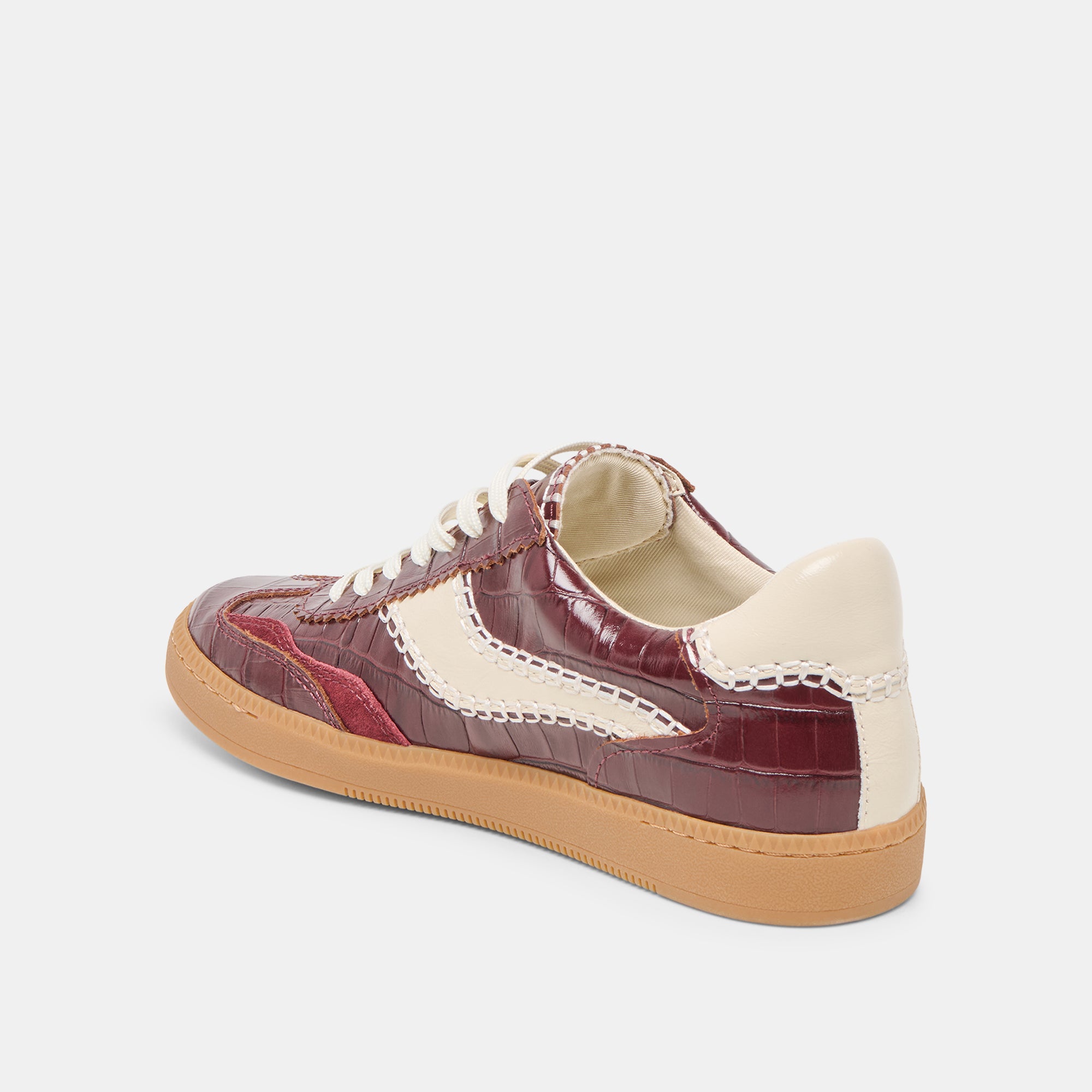 NOTICE STITCH OXBLOOD LEATHER