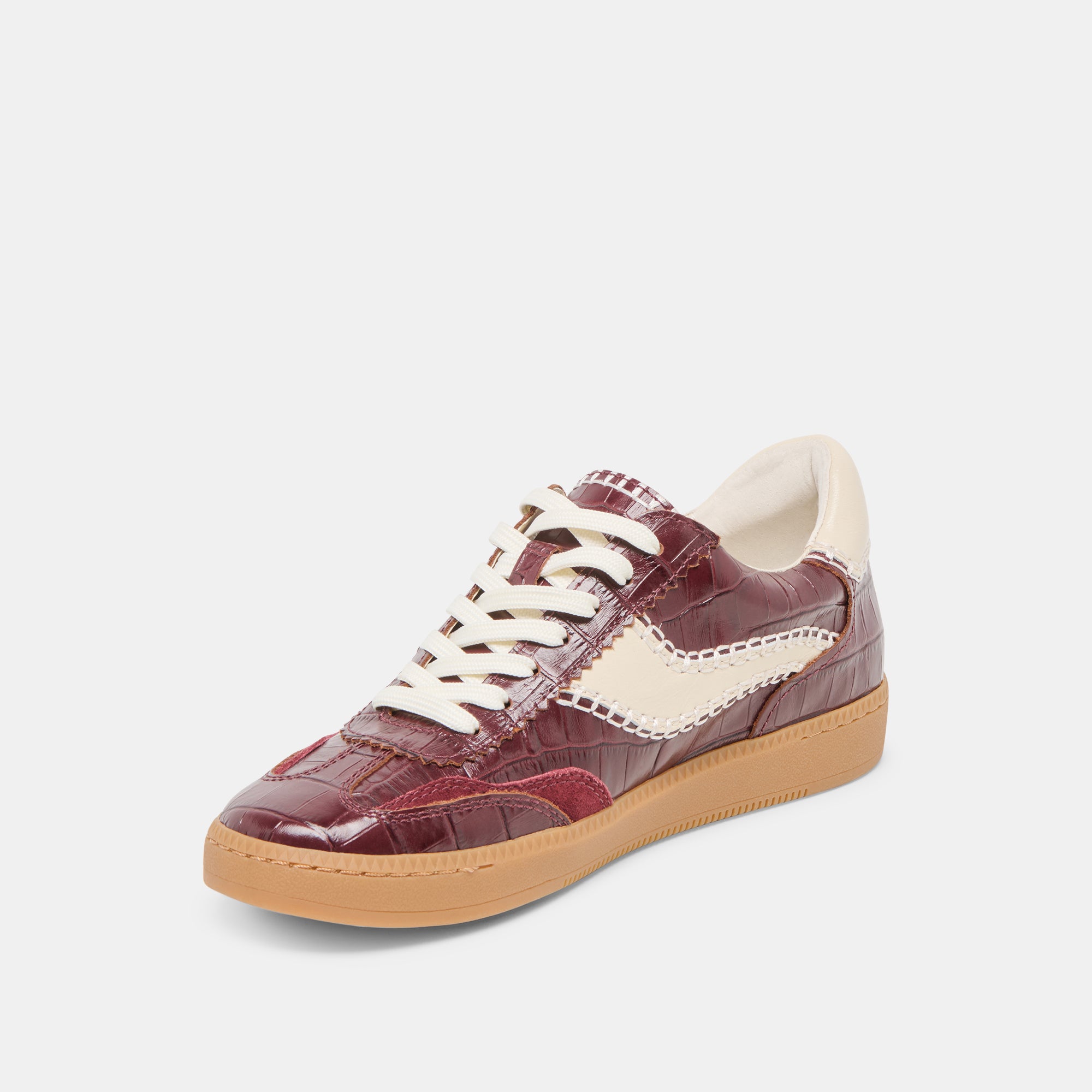 NOTICE STITCH OXBLOOD LEATHER