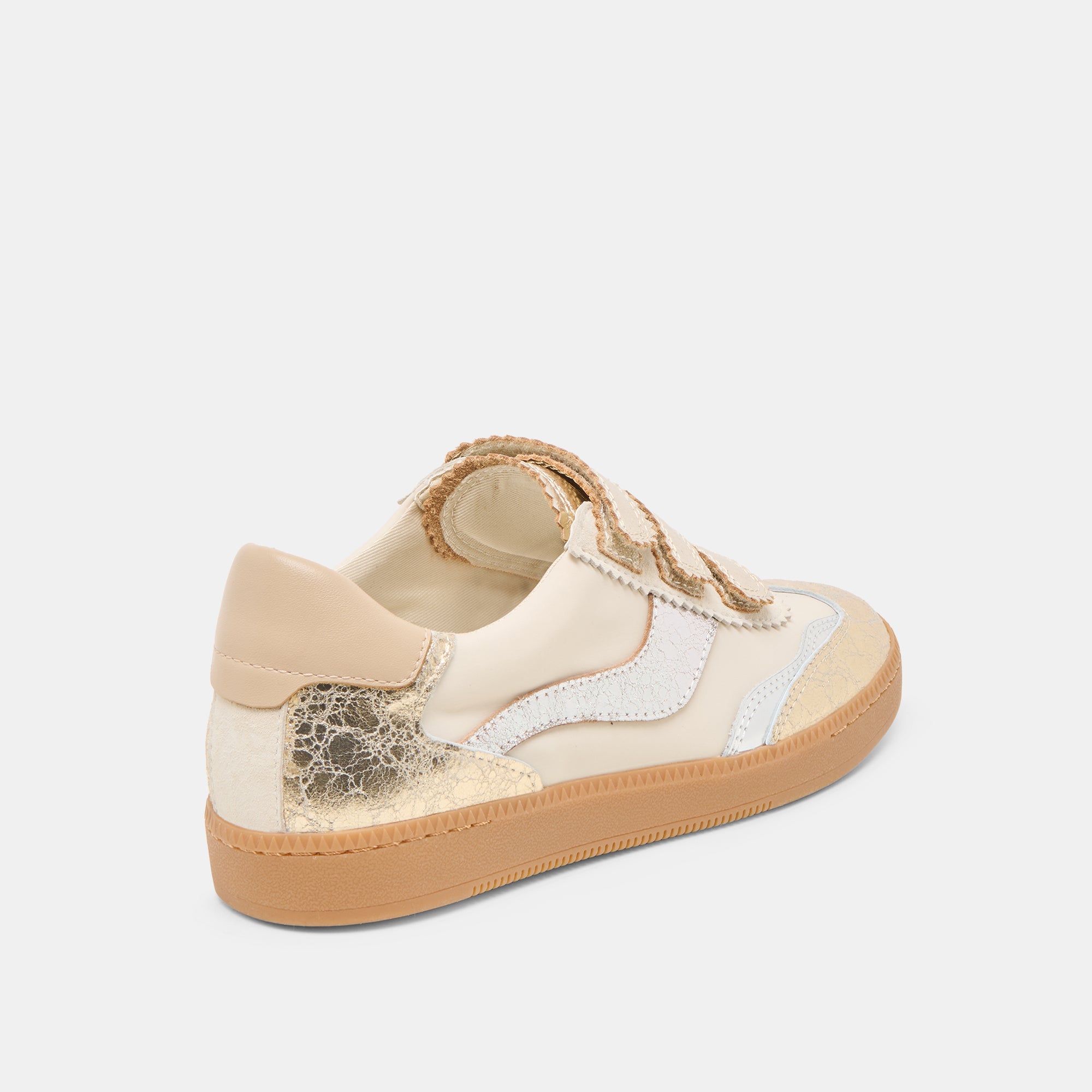 NOTICE VELCRO ARGENT OR CUIR