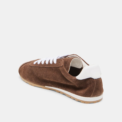 SERINA DARK BROWN SUEDE