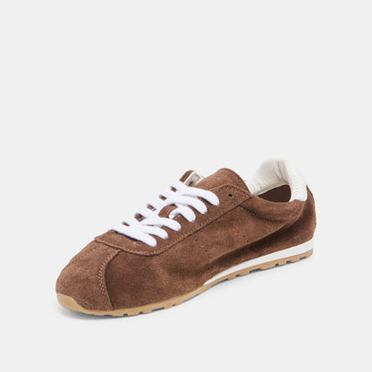 SERINA DARK BROWN SUEDE