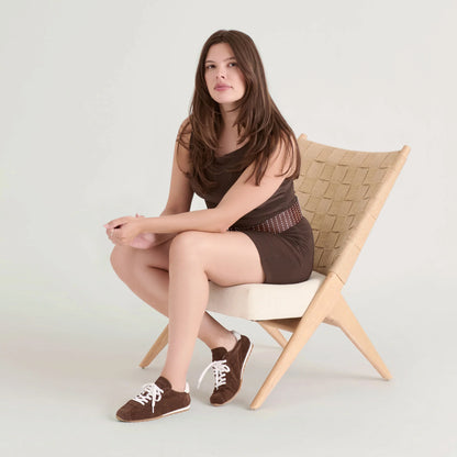 SERINA DARK BROWN SUEDE