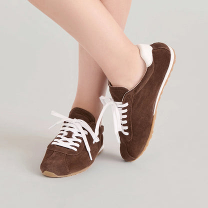 SERINA DARK BROWN SUEDE