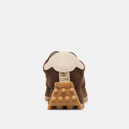 TRICIA DARK BROWN SUEDE