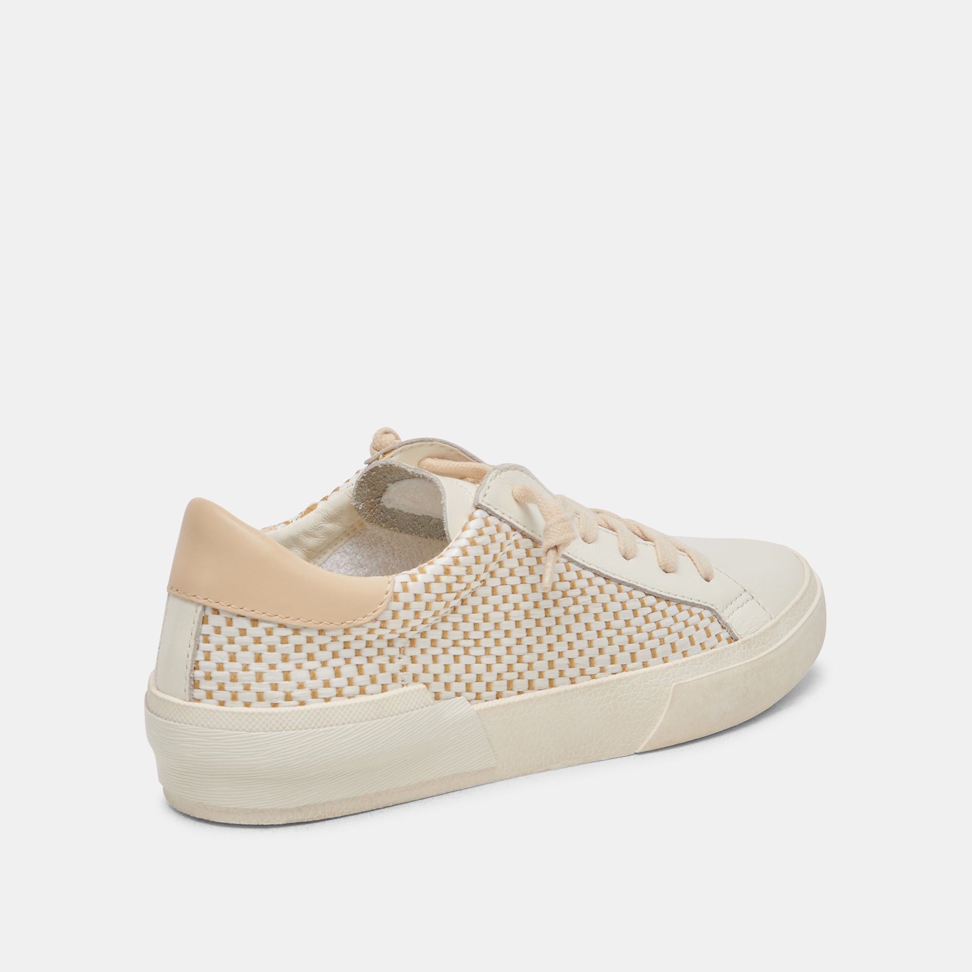 ZINA TAN/CREAM RAFFIA