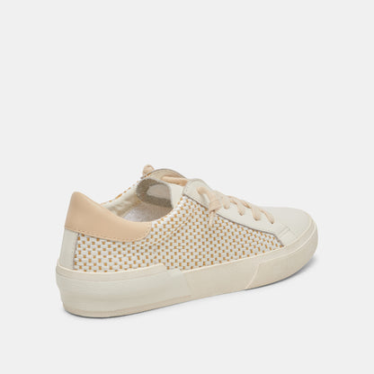ZINA TAN/CREAM RAFFIA