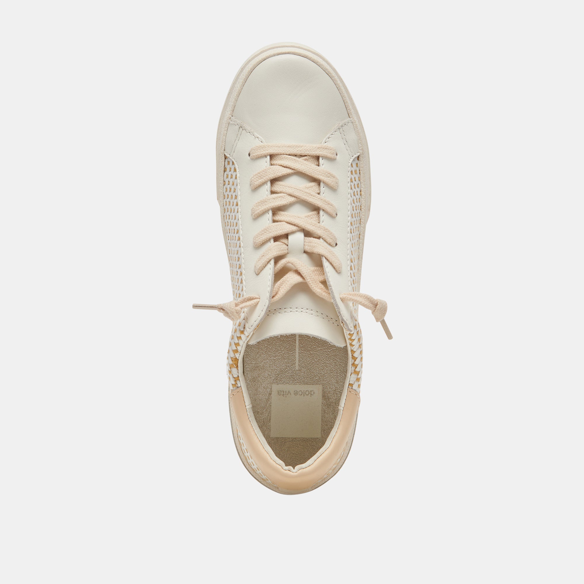 ZINA TAN/CREAM RAFFIA