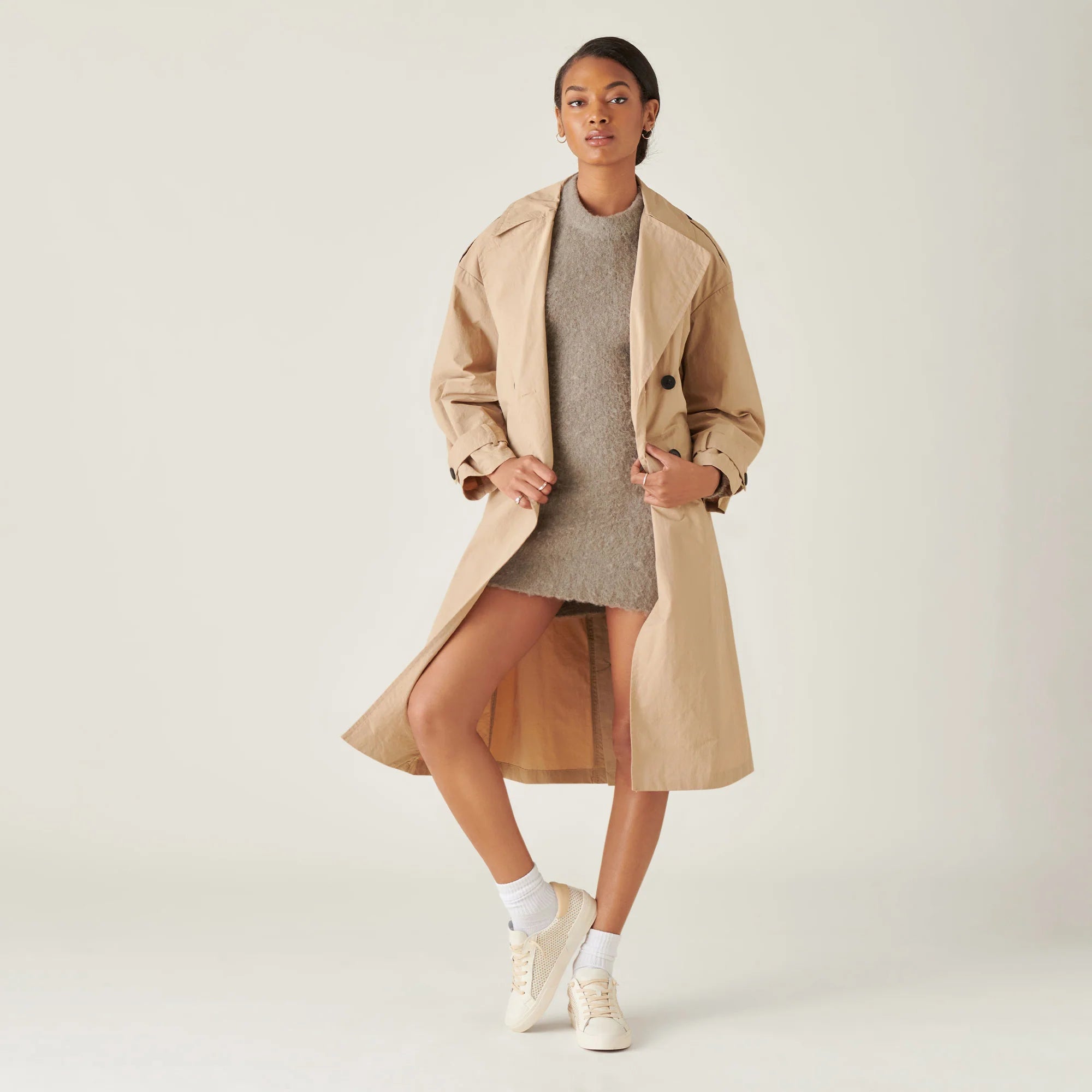 ZINA TAN/CREAM RAFFIA