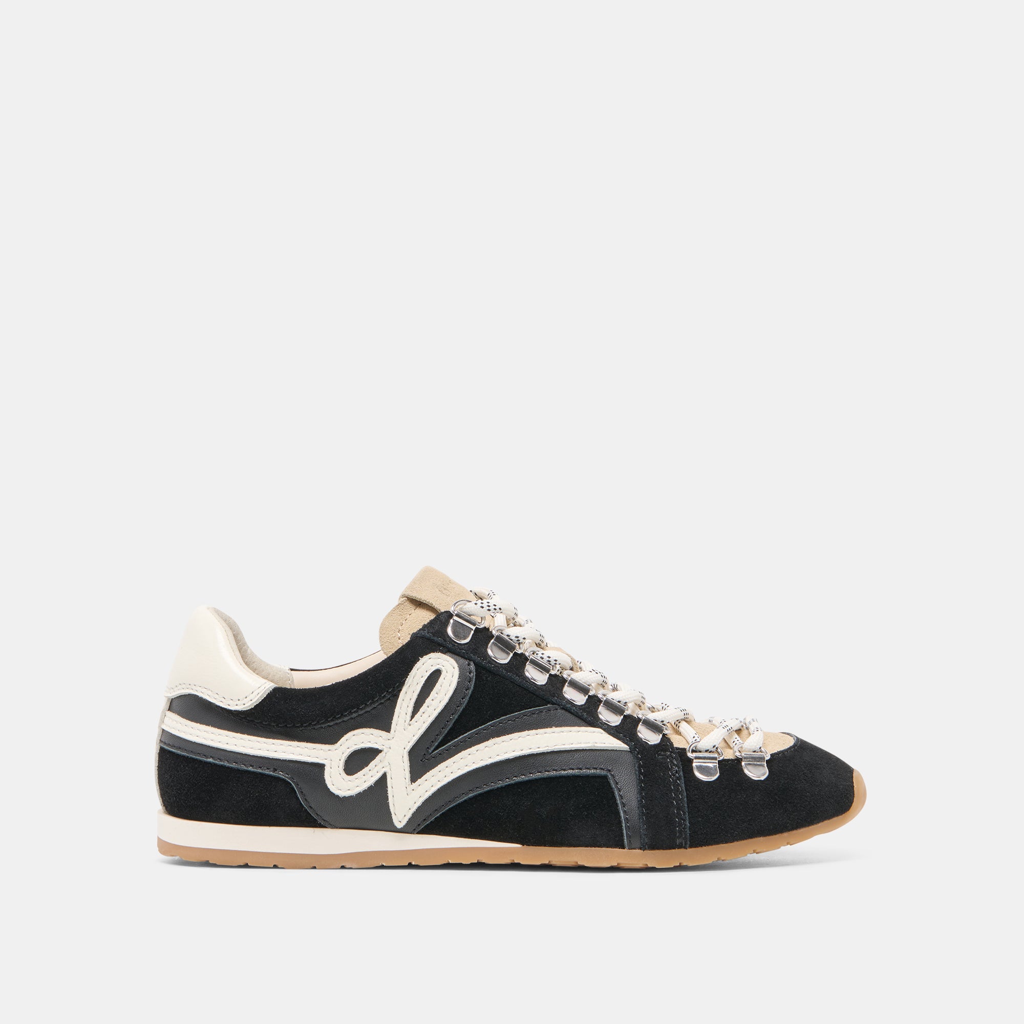 DEACON BLACK WHITE SUEDE