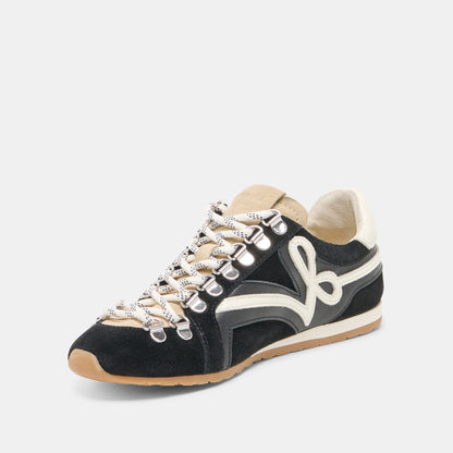 DEACON BLACK WHITE SUEDE