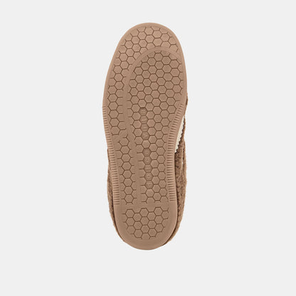 MERIT SLIDE PLUSH DK BROWN PLUSH