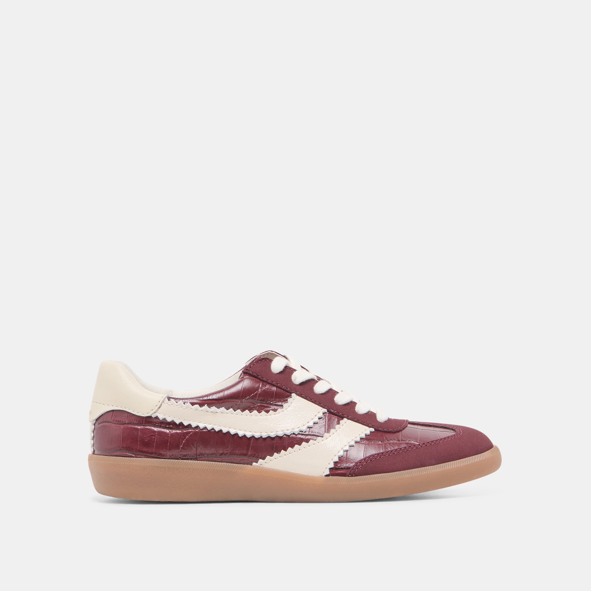 MERIT OXBLOOD EMB LEATHER
